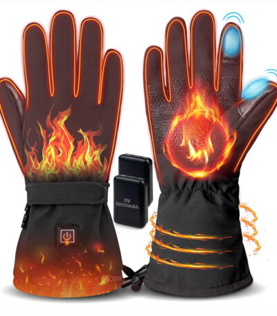 Heated Gloves Full Hand Heating Effect with 5000mAh Battery