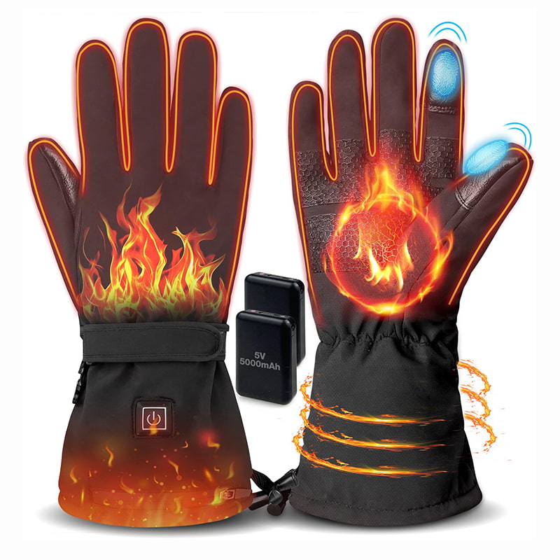 Heated Gloves Full Hand Heating Effect with 5000mAh Battery