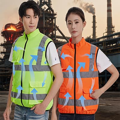 ACEWARM cooling vest with reflective safety stripes, OEM/ODM wholesale