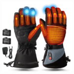 ACEWARM heated gloves full hand and finger heating with rechargeable battery pack for skiing hunting outdoor