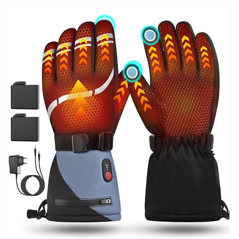 ACEWARM heated glove heating effect with dual rechargeable batteries and charger included