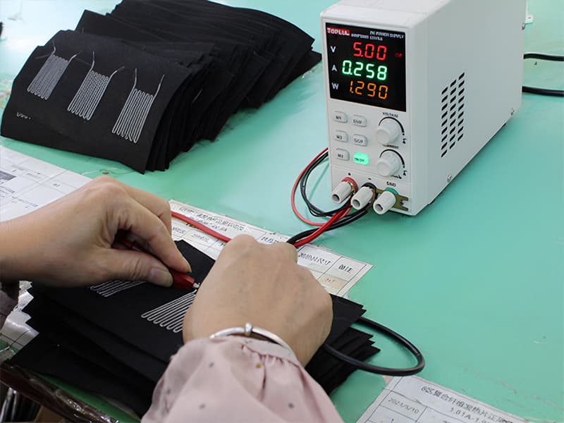 ACEWARM heating element quality testing
