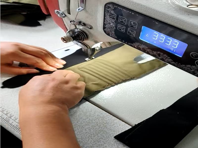 ACEWARM precision sewing and stitching process