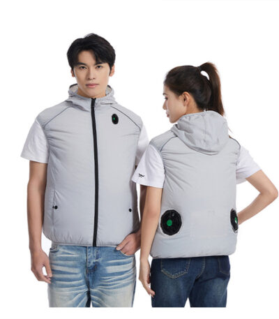 OEM cooling vest with 4 fan cooling system for workwear
